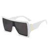 Soins de la vue Monture de lunettes Lunettes de soleil monobloc à monture carrée personnalité des lunettes de soleil à monture large pour hommes. santé et beauté