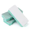 Lime per unghie Trasferimento File di grandi dimensioni 1Pc Lima per unghie lucida su due lati Verde Bianco Wenwan Block Strumento per manicure per donna moda Polishi Qylfdx Dhwaj