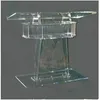 Transparent Lectern Classroom Lectern Podium Clear Acrylic Lectern Stand Modern Church Pulpit Clear Plastic Church Podium2933