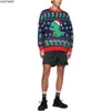 Maglioni da uomo IOOTIANY Uomo Autunno Festa Vacanze Pullover Felpe larghe stampate in 3D Top Divertente simpatico cartone animato Dinosauro Brutto maglione di Natale 231130