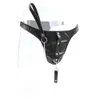 Prodotti per massaggi Uomo Sexy Lingerie di Mutandine in pelle erotiche maschili gay con catena in metallo per coppie Bondage BDSM Trazione Flirtare Giocattoli sexy