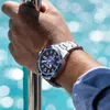 Relógios de pulso 2023 Mens Automático Relógio de Mergulho Cerâmica Bezel 316L Aço Inoxidável Mecânico Mergulho Relógio de Pulso Safira Cristal À Prova D 'Água