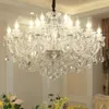 Chandeliers Luxury Crystal 18 Lights Raindrop Chandelier Lighting Large For Living Room Dining Bedroom Island