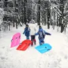 Sledding Snow Sled Snow Board Ski Board Snow Speeder Sled Flyer Flying Board Sledge With Pull Rope Winter Sport Sledge Skiing Accessories 231124