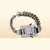 11 bracciale alyx di alta qualità uomini donne a collegamento misto metallico 1017 braccialetti alyx 9sm in acciaio fine in acciaio Q07179434084