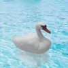 Garden Decorations Realistic Decoy Yard Ornament Hunting Deterrent Swan Sculpture Outdoor Fishing Decoration White Floating Statue264Z