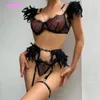 Sexy set sexy lingerie Lenceria Femenina doorzichtige visnetten panty porno jurk bodysuit set voor vrouwen exotische seks body ondergoed kostuum 231130