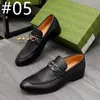 Oxford Shoes for Men Designer Formell Herrklänningskor Läder Svart lyxfest bröllopssko Tassels Flats Loafers Storlek 38-45