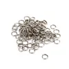 1000 pièces anneaux fendus de pêche en acier inoxydable leurre robuste anneau solide boucle leurres 7mm 150lbs2647