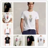 Новая футболка Polos Little Bear Print Мужская и женская футболка для мужчин с короткими рукавами