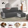 Pokrywa krzesła l Sofa Cover Anti-Slip 2Sides przy użyciu sofy slipcover stały narożny narożny wodociągowy mata mata pies pies dzieci meble meble q231130