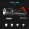 Tochas IPX8 À Prova D 'Água Lanterna Subaquática 100m XM-L2 LED Scuba Diving Flashlight Power 5000LM 4Mode Dive Light por 5000mAh 26650 Bateria Q231130