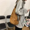 Abendtaschen Canvas Brusttasche Reißverschluss Damentasche Vintage Eco Korean Messenger Y2K Shopper Schulter Kreuz Mehrere Taschen Geldbörse