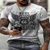 Highway 66 Collection Digital Print T-shirt