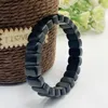 Chain Wholesale 1pcs 100% Natural Russia Shungite Bracelet Healing Gem stone Jewelry Bracelet Rich in Fullerenes 231130