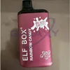 Authentique Elf Box 5500 Puff Cigarette Électroïque 650mAh Batterie 13ml Pod Pré-rempli Jetable Vape Puffs 5500 10 Saveurs