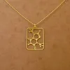 Подвесные ожерелья шоколад - ювелирные изделия по молекулам теобромина химии химии