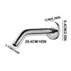 Bathroom Sink Faucets Shower Head Arm Extension 10-inch Stainless Steel Pipe Extender Mount Supplies Accessories