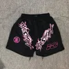 Męskie szorty piekielne szorty mężczyźni designer krótkie spodnie swobodne spodenki na plażę koszykówka bieganie fitness moda piekło gwieździe new styl hip hop szorty 576 Ziuw