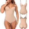 Women's Shapers Women Slimming Bodysuits One-piece Shapewear Tops Tummy Control Body Shaper Seamless Camisole Jumpsuit With Built-in Bra