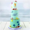 Moldes de cozimento Mods Oceano Sereia Golfinho Tartaruga Seahorse Peixe Sile Mod Fondant Bolo Decoração Mold Clay Sugarcraft Ferramenta de Chocolate D Dhzne