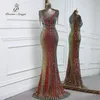 Robes de soirée luxueuse robe de soirée sirène 2023 bal cérémonie de mariée maxi demoiselle d'honneur noël