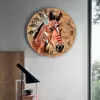 Orologi da parete Orologio Piuma di cavallo Design moderno Soggiorno Decorazione Cucina Silenzioso Home Decor