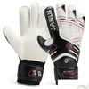 Guanti sportivi Taglia 7-10 Professionale Soocer Portiere Nero Portiere Calcio Luvas De Goleiro Uomo Training Latex S142 220708 Drop Deli Dhw5A