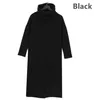 Casual Kleider 2023 Herbst Abnehmbare Rollkragen Samt Kleid Frauen Grundlegende Große Größe High Neck Winter Warme Vestidos 5XL 6XL