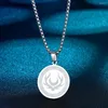 Pendant Necklaces Stainless Symbol Of Necklace Women Men Amulet Charm Moon Myth Goddess The Hunt Chain Jewelry