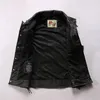 Vestes pour hommes en cuir de mouton végétal tanné de qualité supérieure gilet Vintage gilet de motard élégant pour hommes