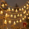 Cordes 1.5 / 3M Noël Flocon de neige Guirlandes Fée Étanche Étoile Boule de Cristal Lampe LED Pour La Maison Arbre Jardin Décor