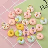 30 Stück / Los 20 mm schöne Donuts flache Rückseite Cabochon Scrapbooking Haarschleife Mittelverzierungen DIY Zubehör192x