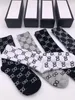 Gg Socks Ff Socks Designer Mens Womens Socks Five Pairs Luxe Sports Winter Mesh Letter Printed Sock Embroidery Cotton Man Woman with Box 285