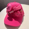 Gorras de pelota Otoño e invierno Amor Barbie Rose Sombrero de béisbol 3D Sombrilla versátil para niños Lengua de pato Tapa suave Sombrero de lengua de pato J231130