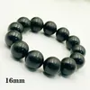 Chain Wholesale 1pcs 100% Natural Russia Shungite Bracelet Healing Gem stone Jewelry Bracelet 6mm 8mm 12mm 16mm Rich in Fullerenes 231130