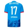 XXXL 4XL 2023 2024 RBLサッカージャージライプツィジェ23 24フットボールシャツXavi Olmo Poulsen Forsberg MenユニフォームWerner Openda Silva Playerバージョンメンキッズキットセットセット