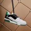 Дизайнерские модные кроссовки интенсивная повседневная обувь Virgils Alligator-Embossed Черно-серого коричневого белого зеленого теленка
