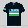 Heren t shirts oezbekistan oezbekistani shirt nation team t-shirt mannen vrouwen tops t-shirt kleding tee streetwear country uzb