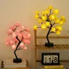 Nattlampor LED Rose Flower Table Lamp USB Jul Tree Fairy Home Party Wedding Bedroom Decoration Mors dag gåva