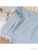Blankets Swaddling Waffle Baby Blanket Personalized Super Soft Newborn Cotton Bedding Knitted Gift Blanket Muslin R231130