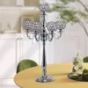 60cm to 120cm tall) Silver Wedding Centerpieces for Reception Tables crystal Candleholder Stands Ornaments Metal Centerpieces Wedding 1037