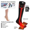 Sports Socks DAY WOLF Electric Heating Ski Winter Heated Rechargeable Thermal Man Woman Outdoor For Motorcycle Fishing 231129