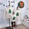 Bijpassende familie-outfits Kerstmis Moeder Dochter Vader Zoon Family Look Truien met hertenprint Kerst Bijpassende familie-outfits Kleding voor mama en mij 231130