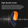 Écouteurs de téléphone portable Original Conduction osseuse Bluetooth Clip d'oreille ouvert Casque sans fil avec micro Casques de sport pour 231129