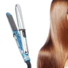 Bigoudis lisseurs fer à lisser en acier inoxydable friser avec 3 outils de coiffure de régulation de température bleu Hair Styling278s