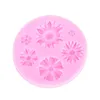 Ny 3D Flower Silicone Forms Fondant Craft Cake Candy Chocolate Sugarcraft Ice Pastry Baking Tool Mold