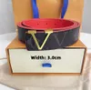 Designer Women Width 3.0cm fashion buckle genuine leather belt 20 Styles Highly Quality with Box belts AAA20888A