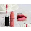 LIGLIS GLISS GLISS Soft Mat Mat Veet Liquid Lipstick Naturalny, długotrwały, wodoodporny 8 ml makijażu lipgloss dostarczanie Zdrowie Beau dhebt