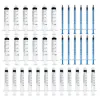 wholesale 36pcs 10ml, 3ml, 1ml Syringes with 14ga, 18ga and 20ga Blunt Tip Needles and syringe Caps BJ